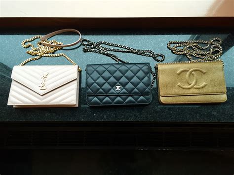 chanel wallet on chain vs clutch on chain